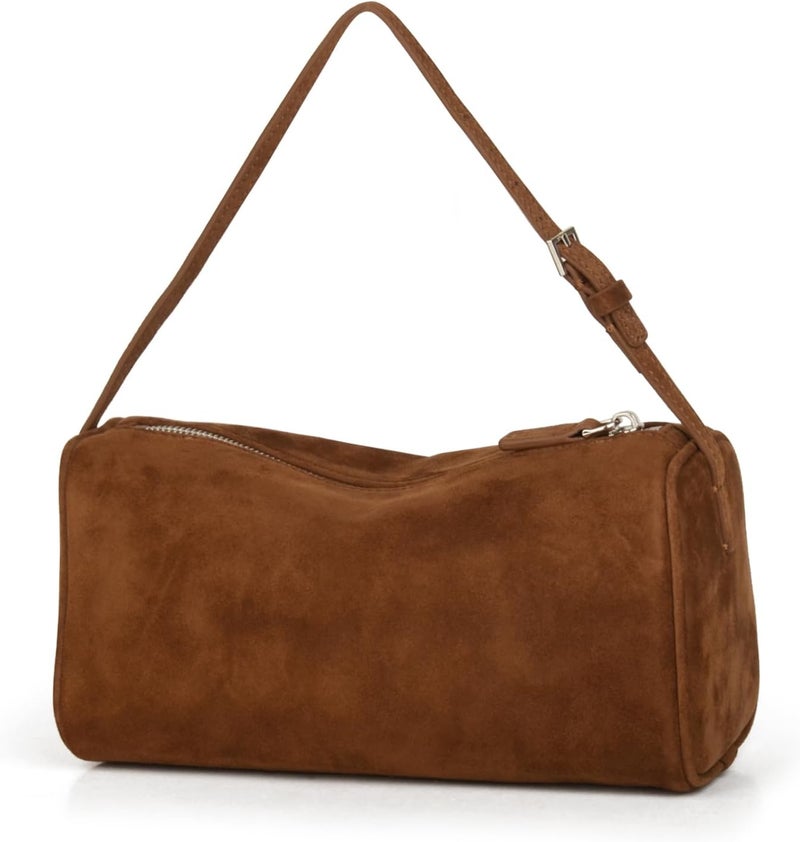 DONNAIN Premium Suede Leather Crossbody Purses for Women, Small Shoulder Bag with Adjustable Strap and Crossbody Hobo Bag - Image 1